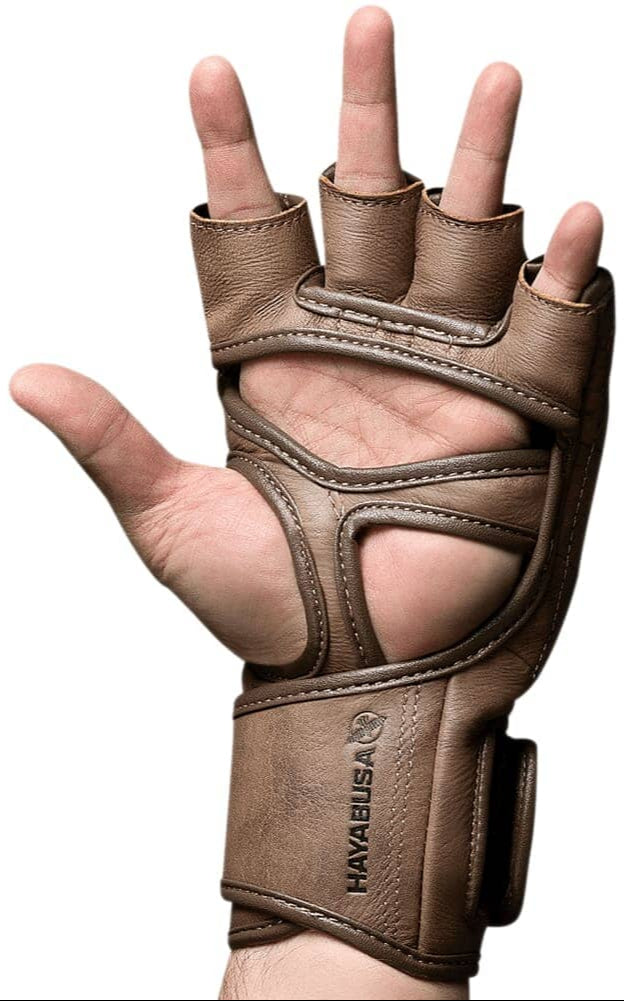 Hayabusa T3 LX 4Oz MMA Gloves - Vintage Brown