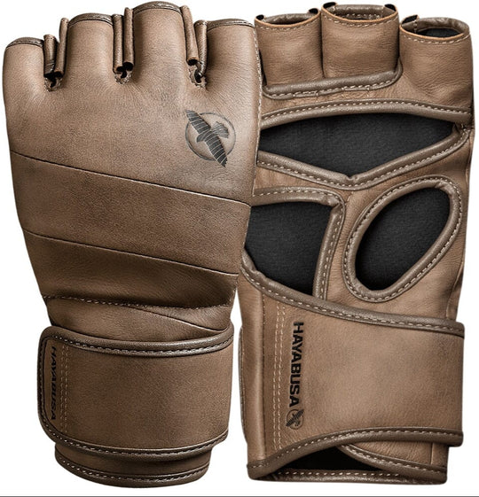 Hayabusa T3 LX 4Oz MMA Gloves - Vintage Brown