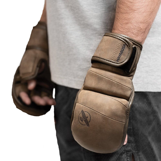 Hayabusa T3 LX 7Oz Hybrid Gloves - Vintage Brown