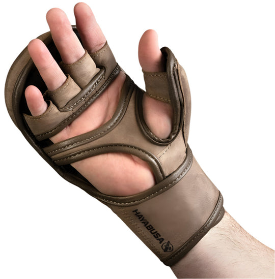Hayabusa T3 LX 7Oz Hybrid Gloves - Vintage Brown