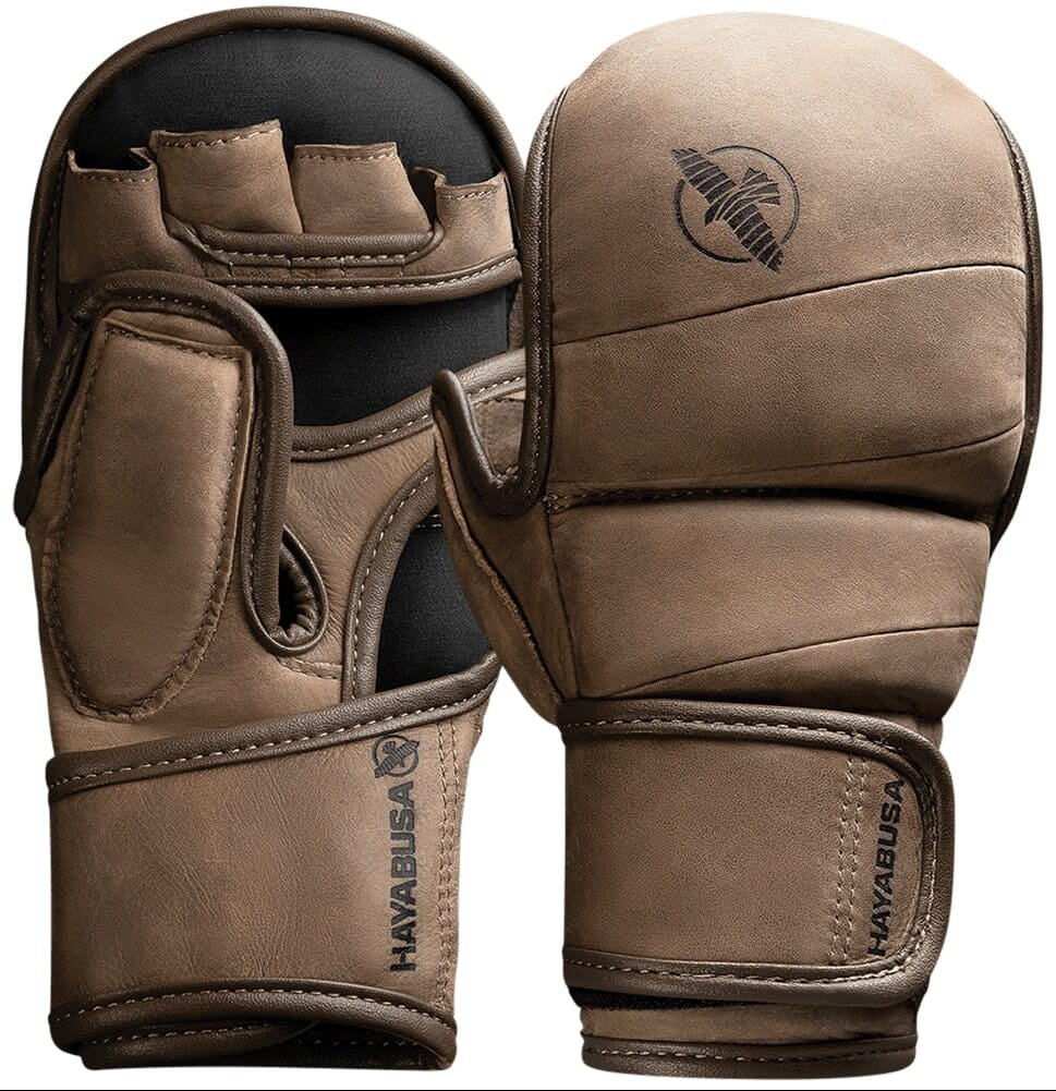 Hayabusa T3 LX 7Oz Hybrid Gloves - Vintage Brown