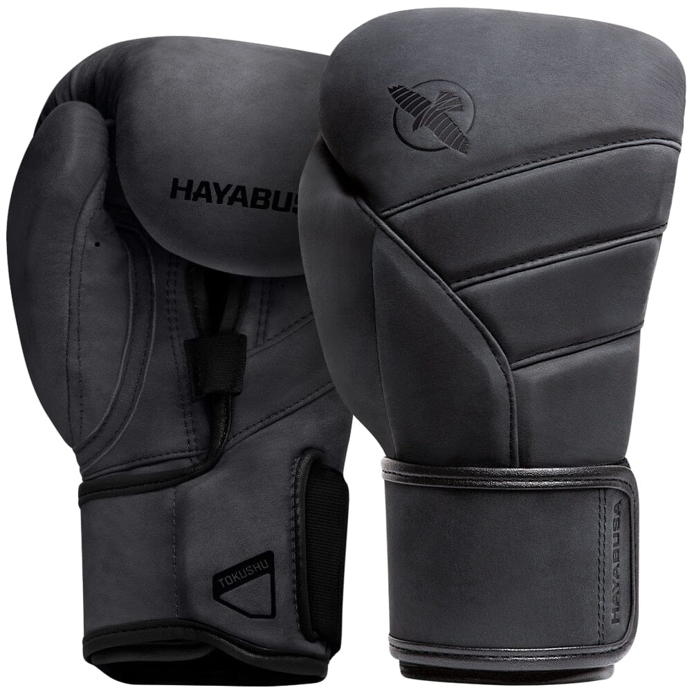 Hayabusa T3 LX Boxing Gloves Obsidian Black
