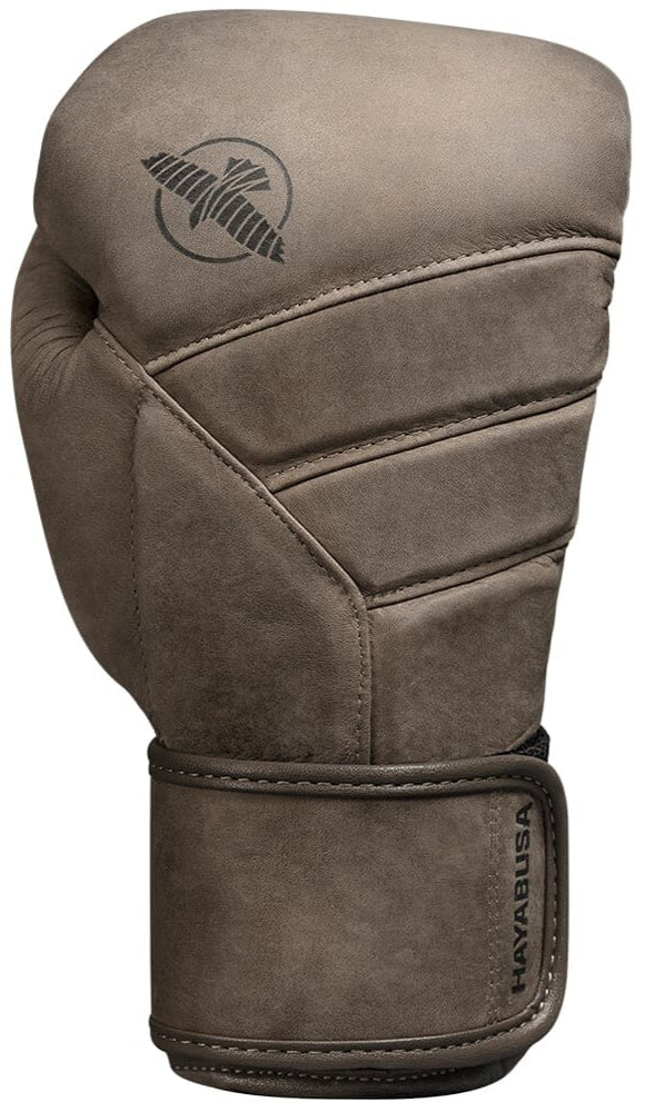 Hayabusa T3 LX Boxing Gloves Vintage Brown top
