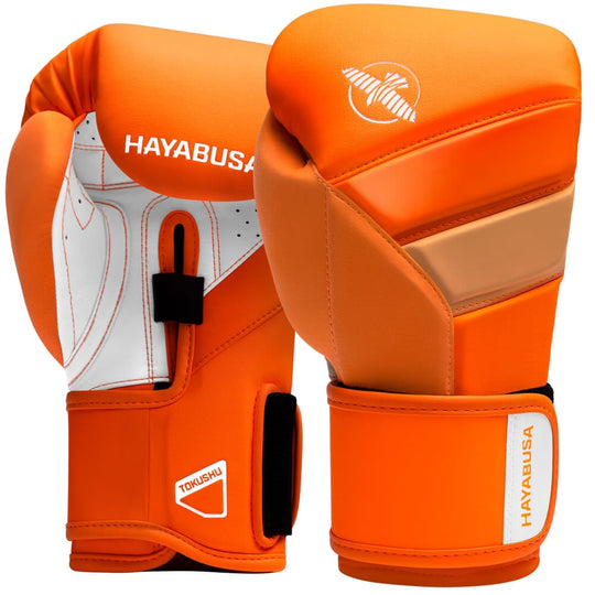 Hayabusa T3 Youth Boxing Gloves - Neon Orange
