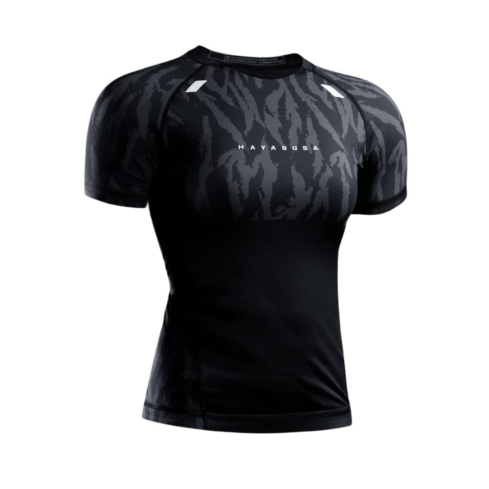Hayabusa Womens Apex Short Sleeve Rashguard - Carbon Black