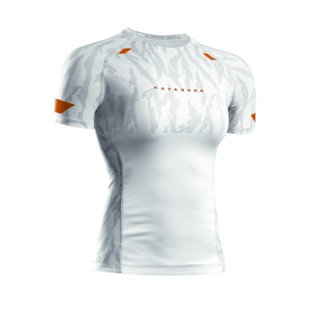 Hayabusa Womens Apex Short Sleeve Rashguard - Ash White