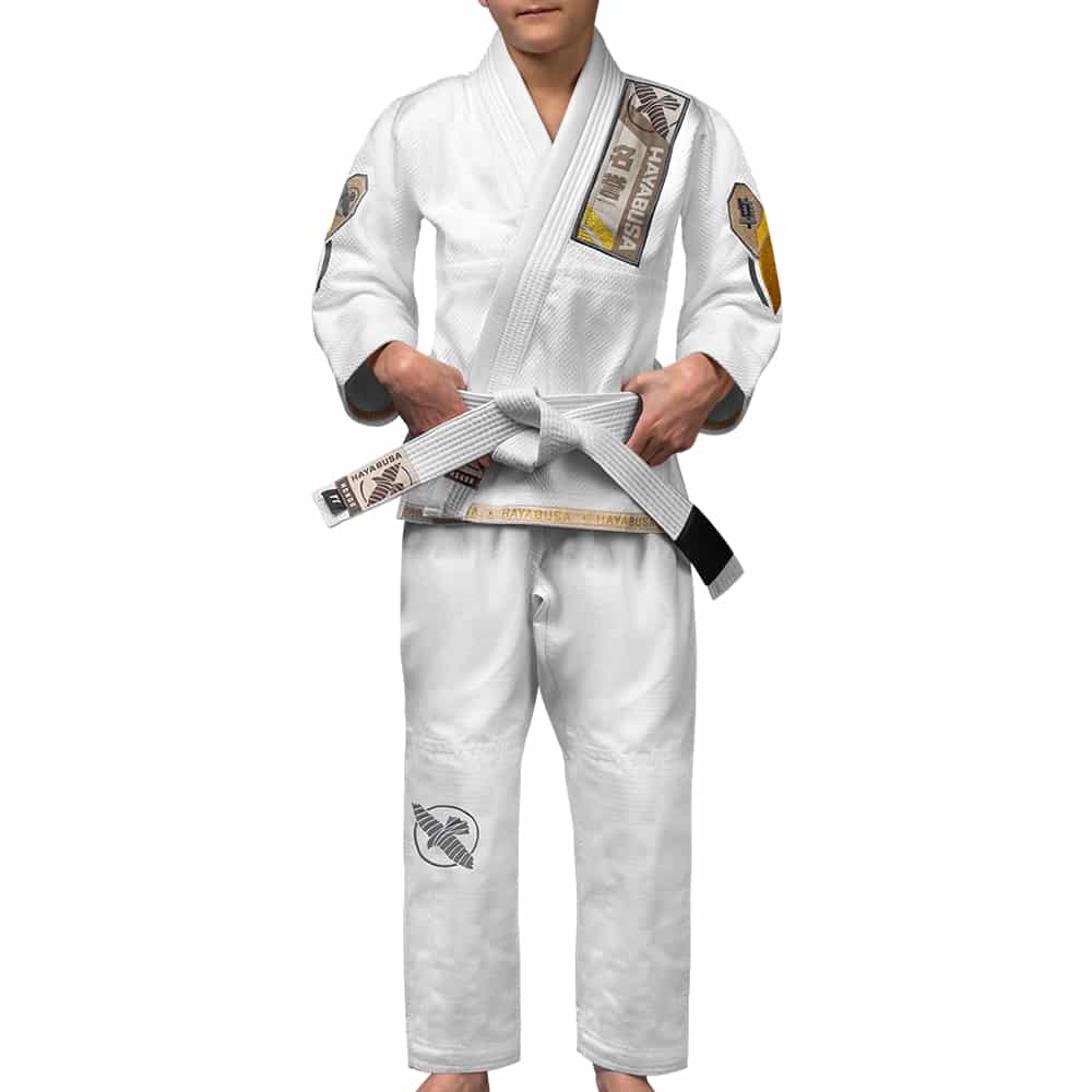 Hayabusa Youth Ascend Lightweight Jiu Jitsu Gi - White