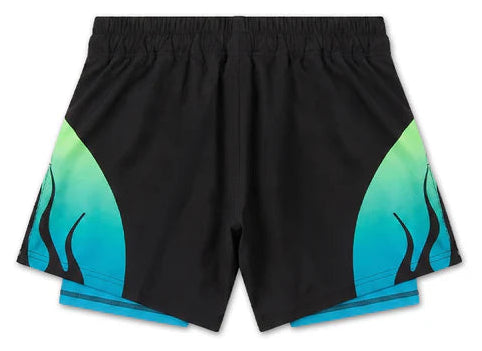Nebula 2-in-1 Hybrid Shorts - Blue