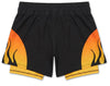 Engage Nebula 2-in-1 Hybrid Shorts - Orange