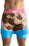Engage Miami Camo 2-in-1 Hybrid Shorts