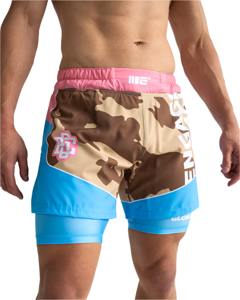 Engage Miami Camo 2-in-1 Hybrid Shorts