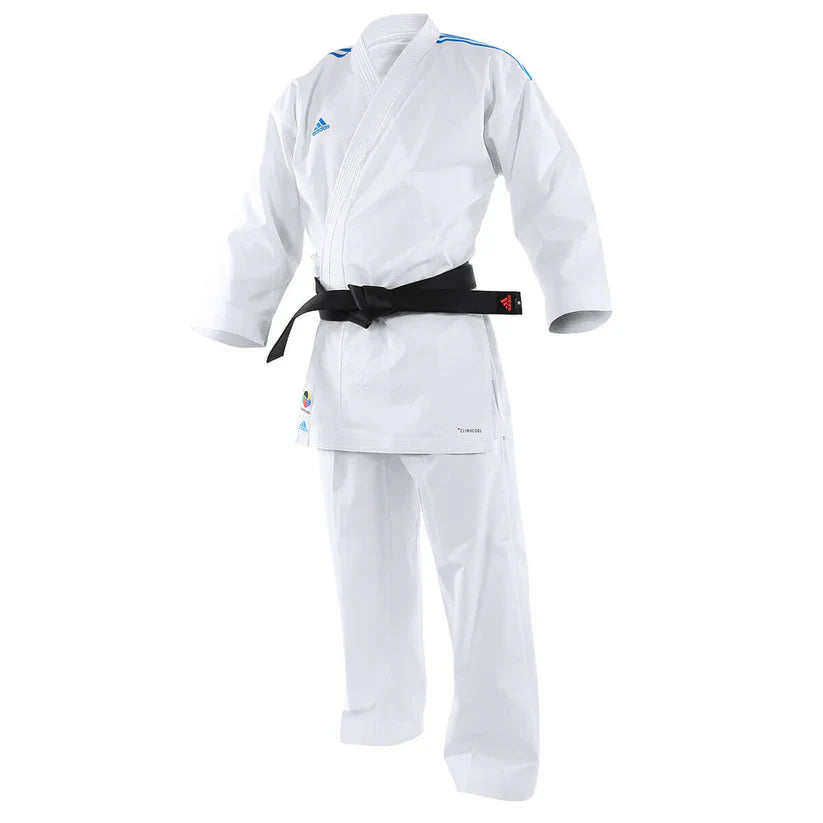 Adidas Adilight Primegreen Karate Uniform - Blue Stripes