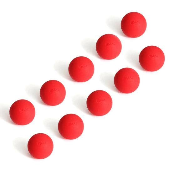 SMAI Massage Ball - Lacrosse 6.5cm - 10 Pack