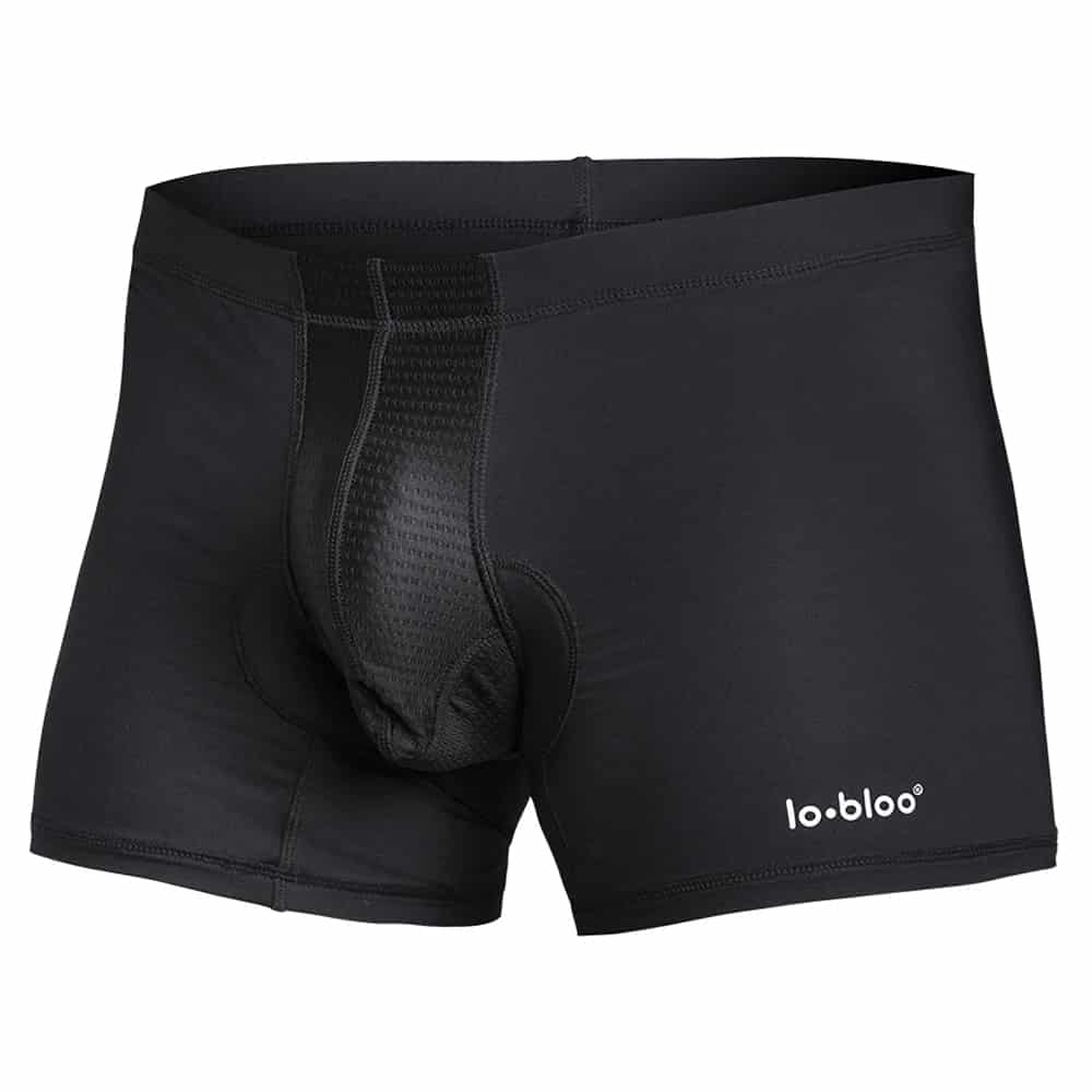 lobloo Mens Underwear Supporter Groin Guards Lobloo Black Small