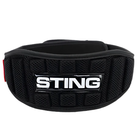 Sting Neo Lifting Belt 4 Inch - Black/Red