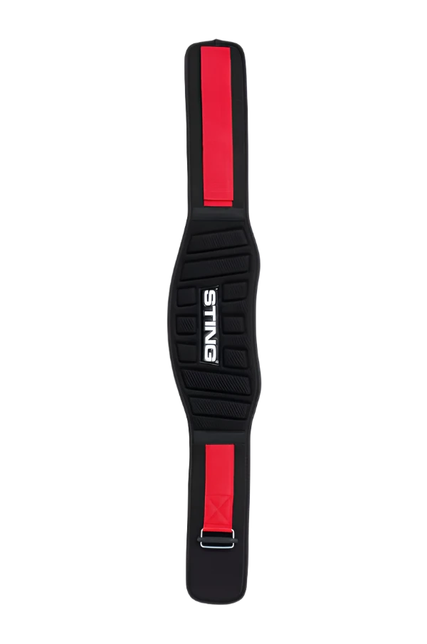 Sting Neo Lifting Belt 6 Inch - Black/Red