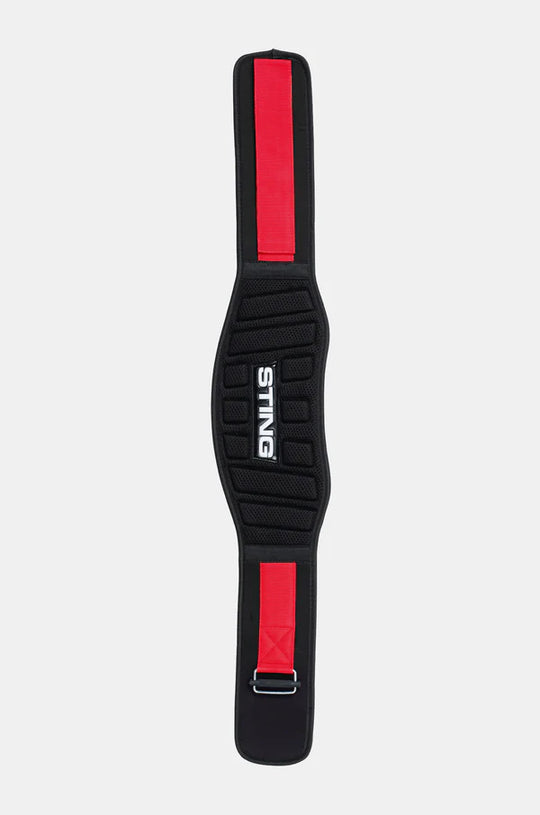 Sting Neo Lifting Belt 6 Inch - Black/Red