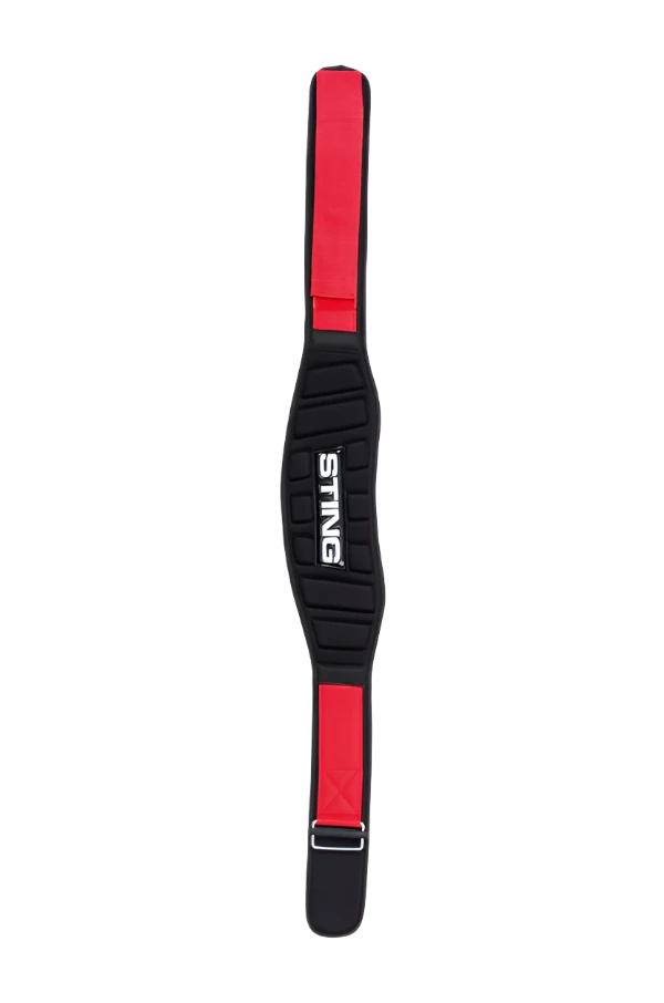 Sting Neo Lifting Belt 4 Inch - Black/Red