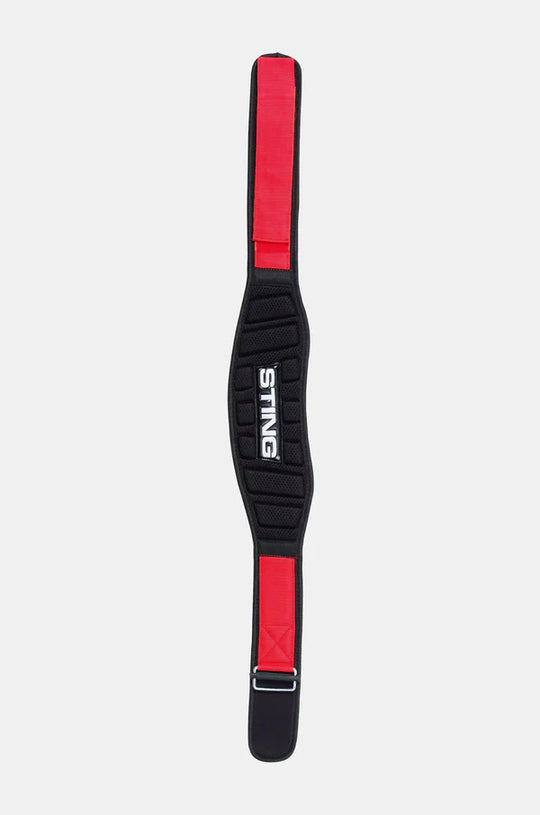 Sting Neo Lifting Belt 4 Inch - Black/Red