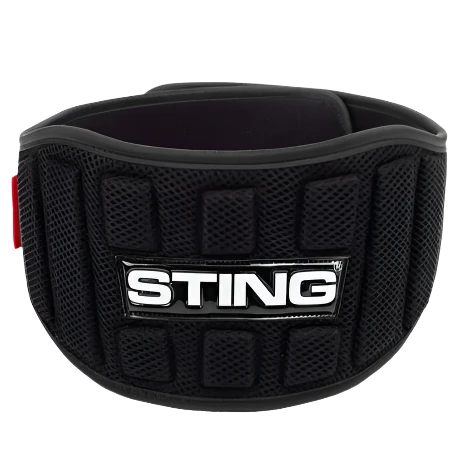 Sting Neo Lifting Belt 6 Inch - Black/Red