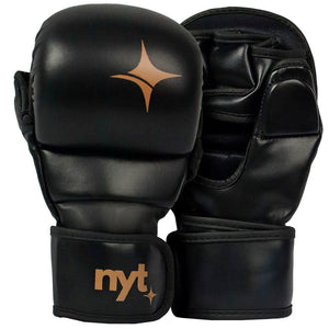 NYT Staple Series MMA Sparring Gloves - 7oz - Black/Sand