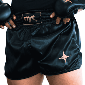 NYT Origin Muay Thai Shorts - Black/Sand