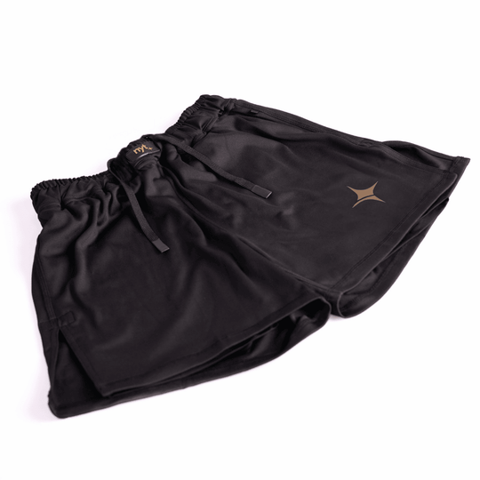 NYT No-GI 2 Layer Fight Shorts MMA Shorts NYT Black/Sand X Small