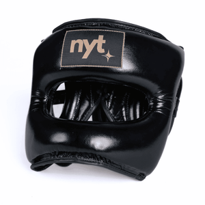 NYT Nose Bar Boxing Head Gear - Black/Sand