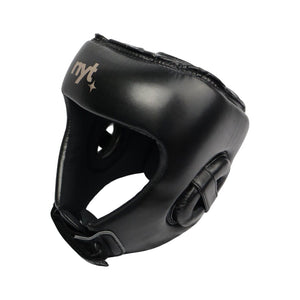 NYT Open Face Boxing Head Guard - Black/Sand