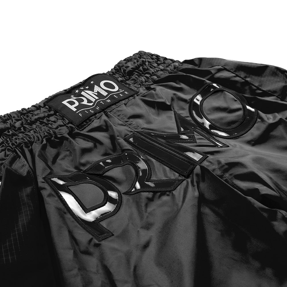 Primo Super Nylon Muay Thai Shorts - Black Panther