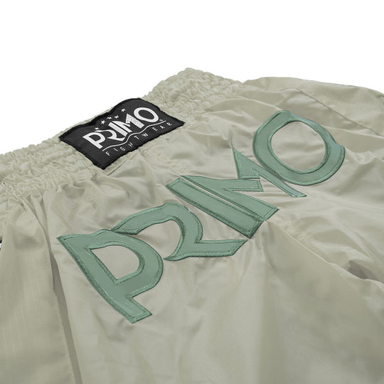 Primo Super Nylon Muay Thai Shorts - Mantis Tan