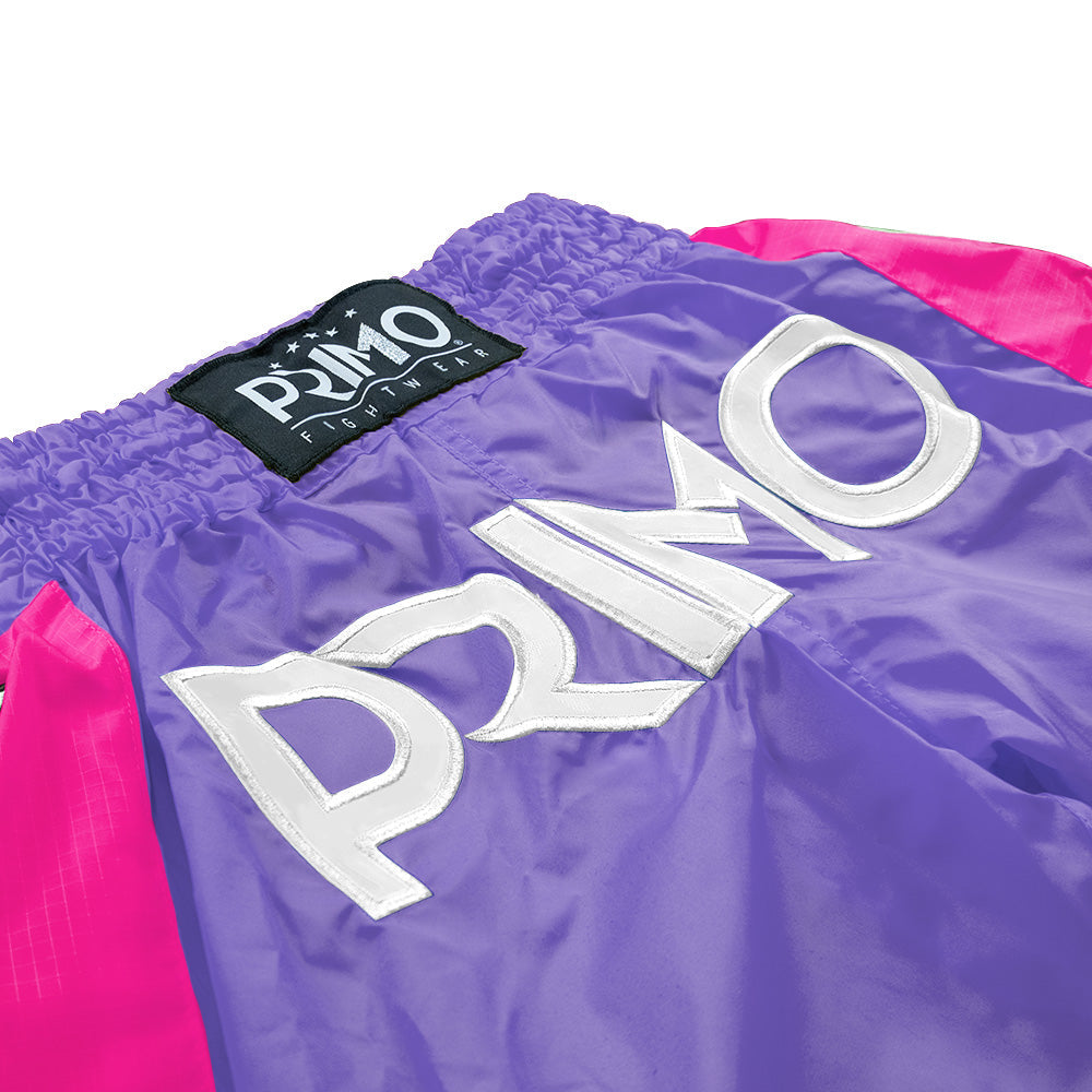Primo Super Nylon Muay Thai Shorts - Purple Rain