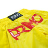 Primo Super Nylon Muay Thai Shorts - Yellow Stadium Classic