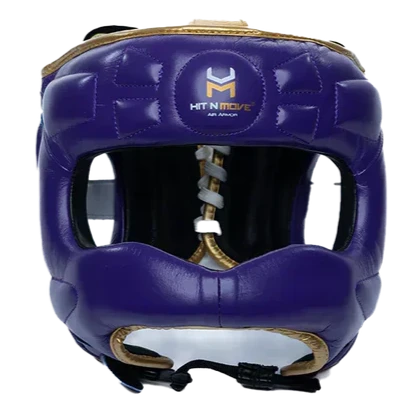 Hit N Move Face Saver Headgear - Purple