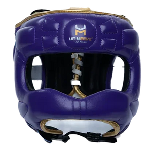 Hit N Move Face Saver Headgear - Purple