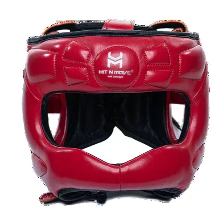 Hit N Move Face Saver Headgear - Red