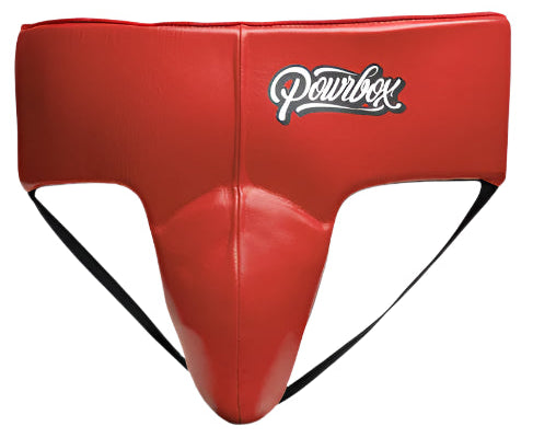 Powrbox Premium Groin Protector - Red