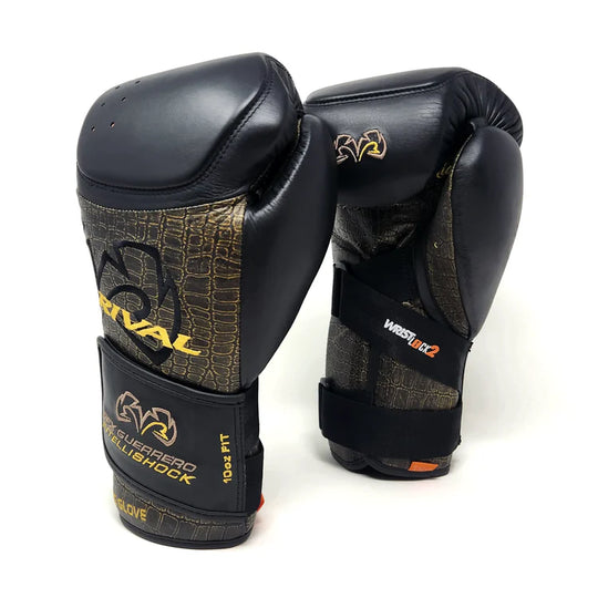 Rival RFX-Guerrero Intelli-Shock Bag Gloves Croc Skin Edition - Black