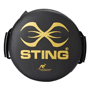 Sting Round Hd Bump/Strike Shield - Black/Gold - Standard