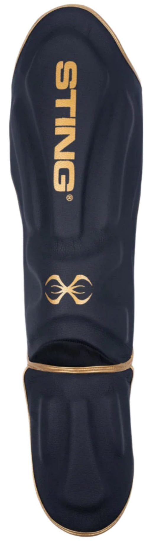 Sting Heavy Duty Shin and Foot Protector - Black/Gold