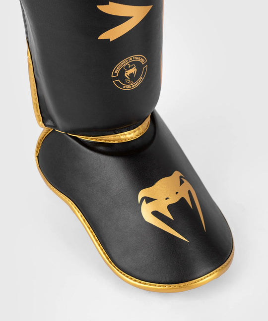 Venum Challenger Standup Shin Guards - Black/Gold