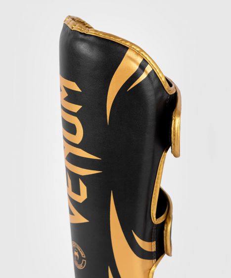 Venum Challenger Standup Shin Guards - Black/Gold