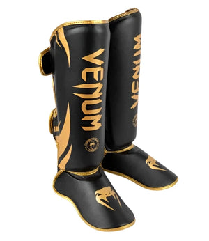 Venum Challenger Standup Shin Guards - Black/Gold