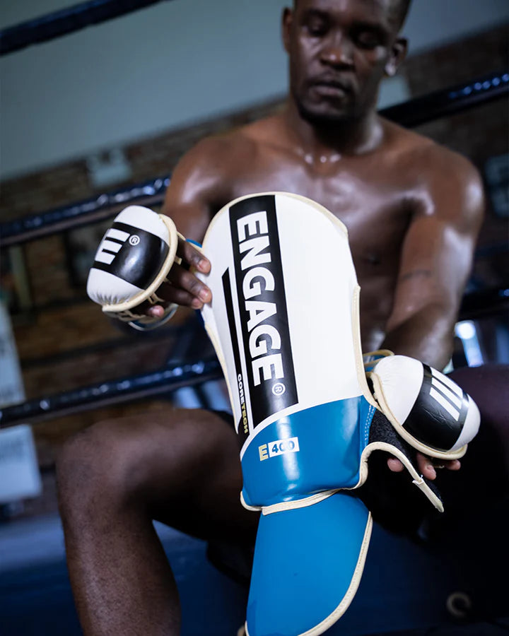 Engage E-Series Shin Guards - Military Blue
