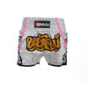 SMAI Muay Thai Shorts v3 - Silver / Pink
