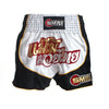 SMAI Muay Thai Shorts v5 - Black/White