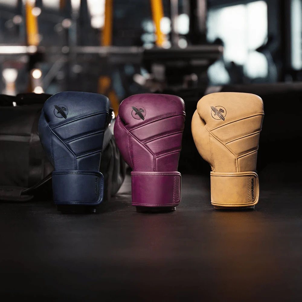 Hayabusa T3 LX Boxing Gloves Blue/Gold
