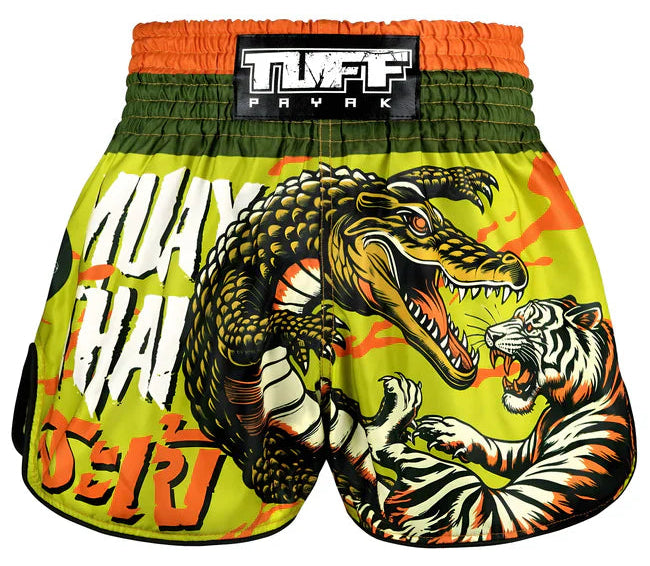 Tuff Lord of the Deep Retro Muay Thai Shorts