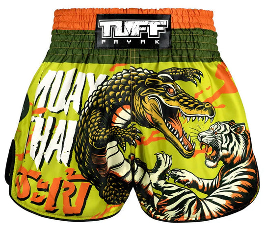 Tuff Lord of the Deep Retro Muay Thai Shorts