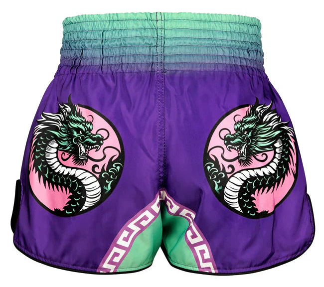 Tuff Shadow & Flame Retro Muay Thai Shorts